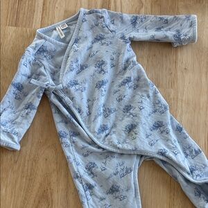 Janie and Jack baby boy toile wrap footie 6-9M